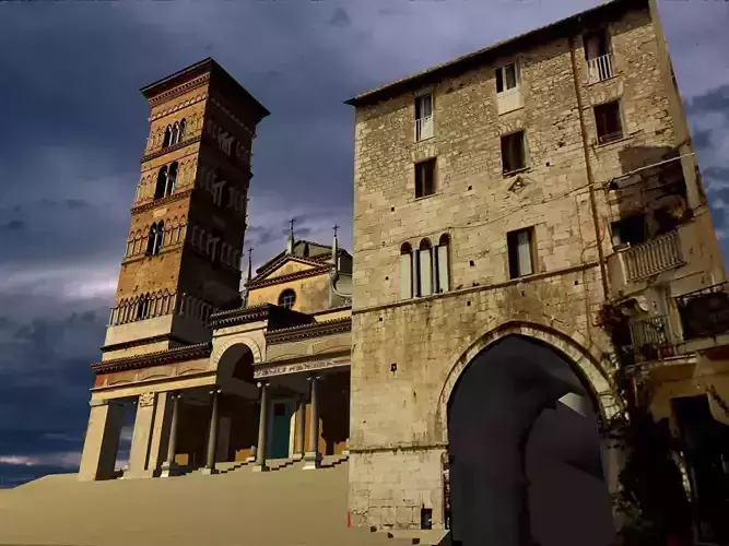 Romanic StyleCathedral 3D model