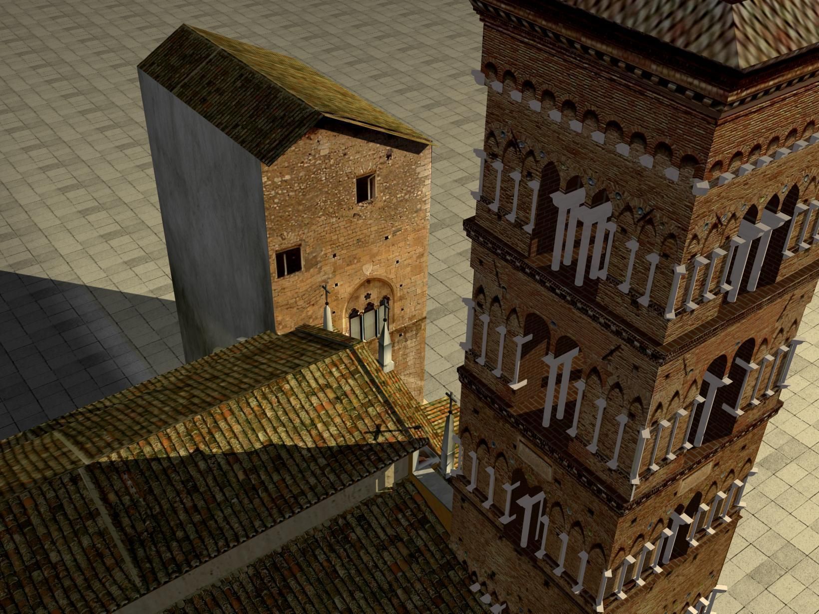 Romanic StyleCathedral 3D model_5