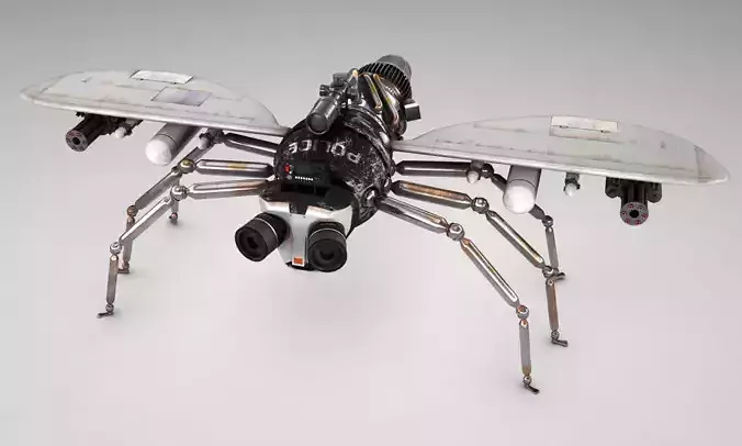 Police fly 3D model