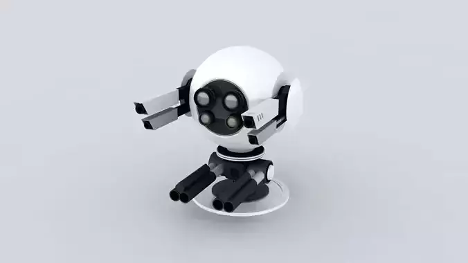Sci-Fi Weapon A 3D model