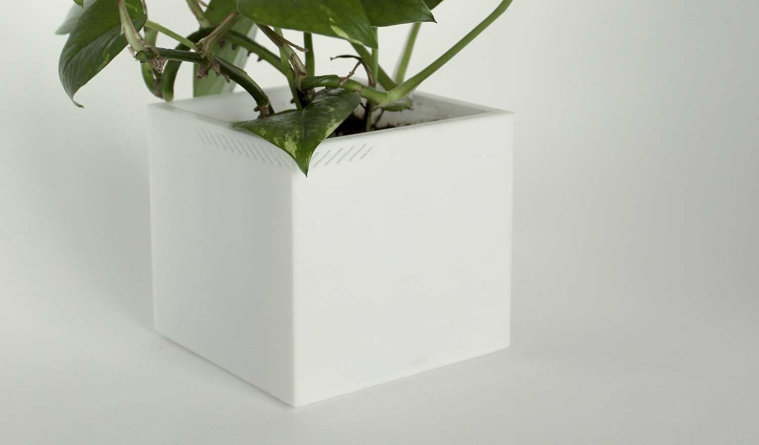 003f - Planter - Medium Cuboid -  3D print model_1