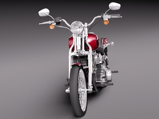 Harley Davidson Softail Springer 2006-2012 3D model_1