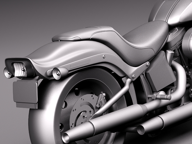 Harley Davidson Softail Springer 2006-2012 3D model_10