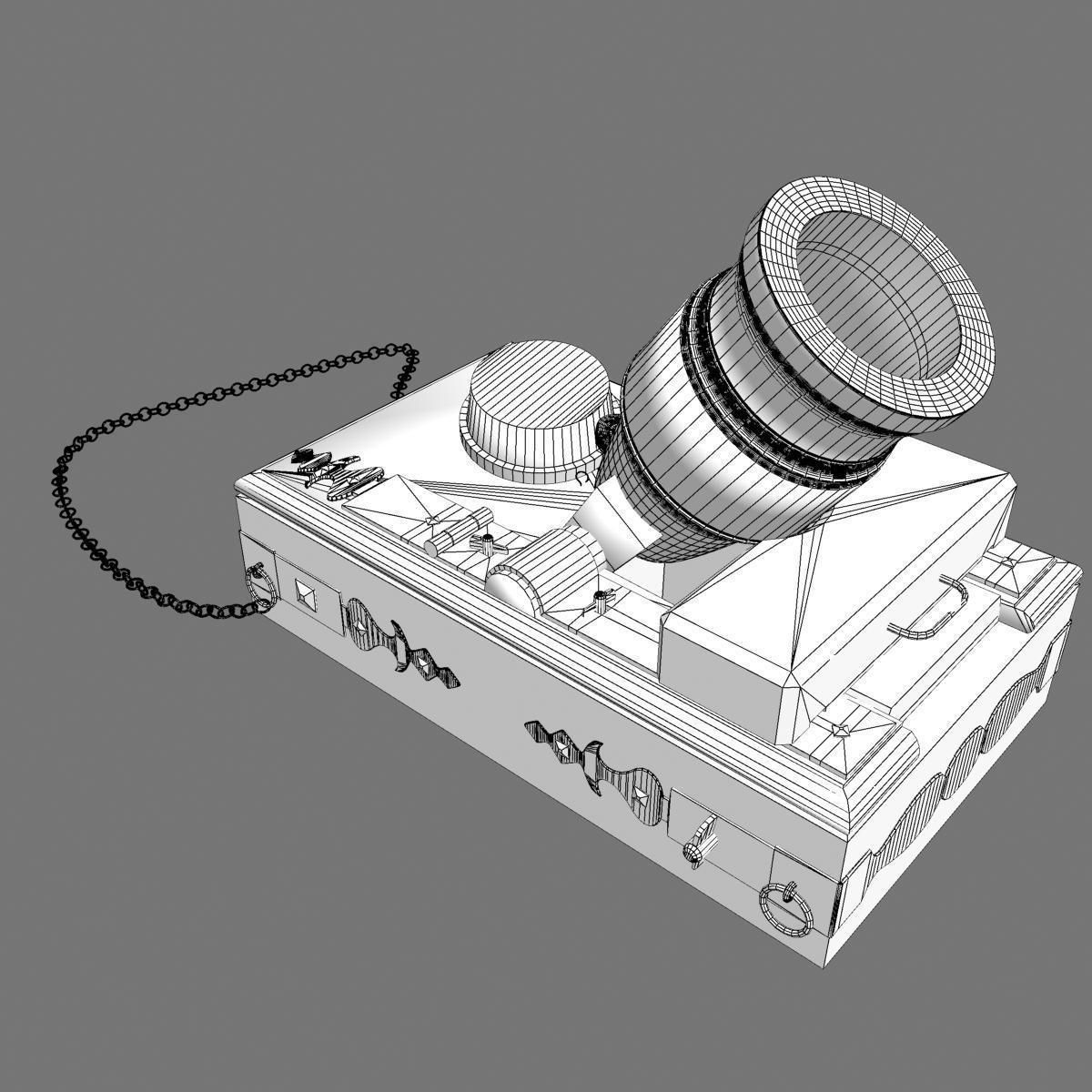 Mortar 500lbs Low-poly 3D model_8