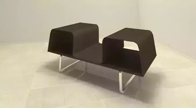 Merc Cafee Table Free 3D model