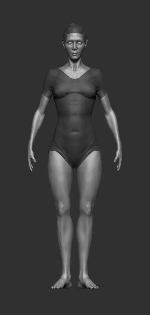Ballerina model 3D model