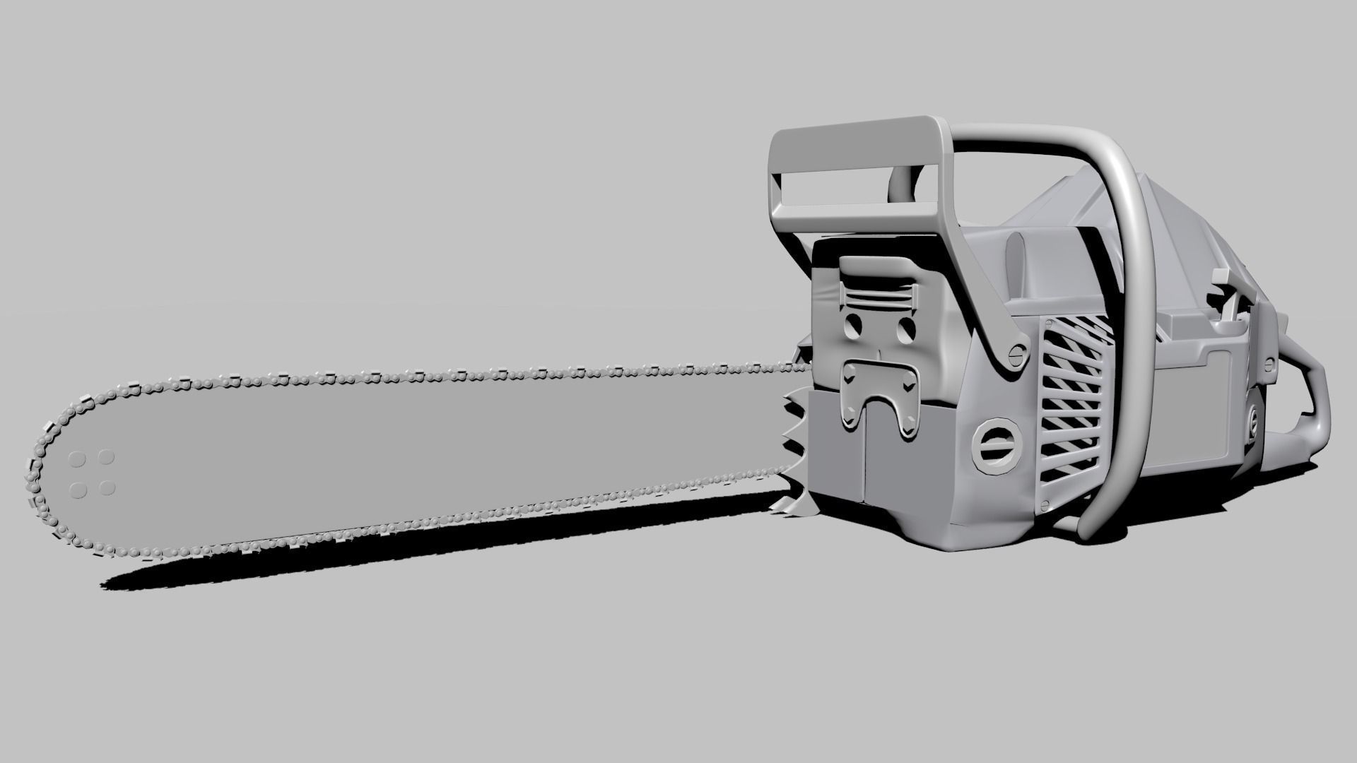 Power saw machine 3D model_7