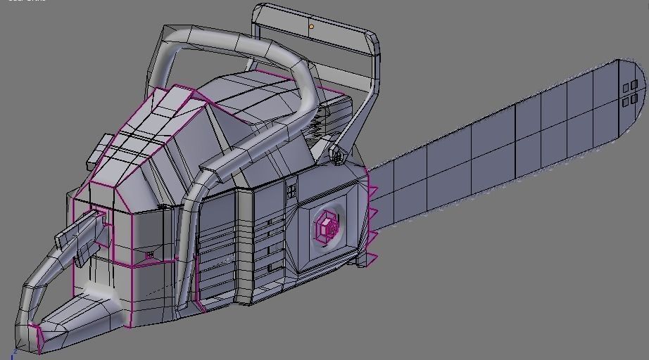 Power saw machine 3D model_4