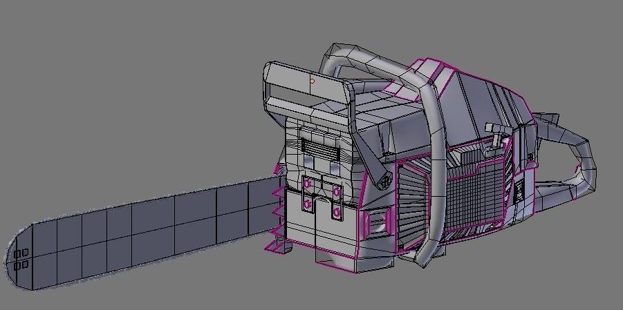 Power saw machine 3D model_3