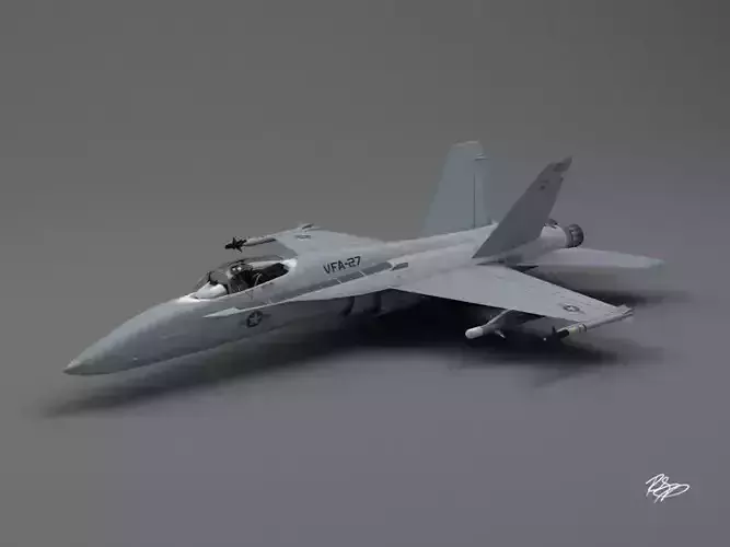 F-18 Hornet 3D model