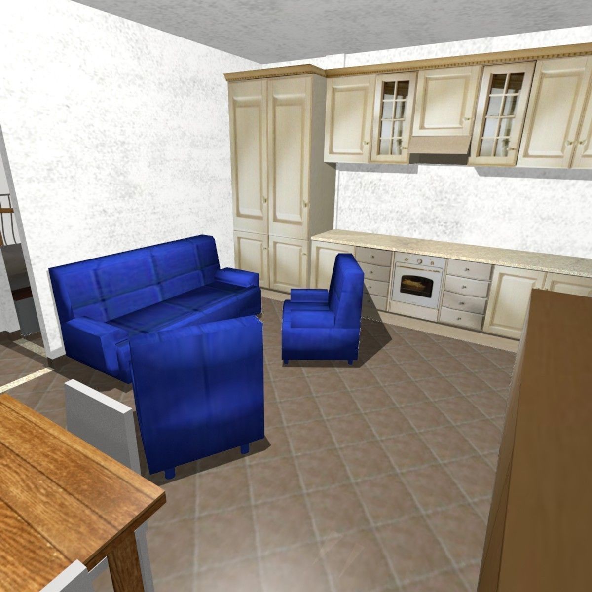 Tho Storey Building - House Low-poly 3D model_24