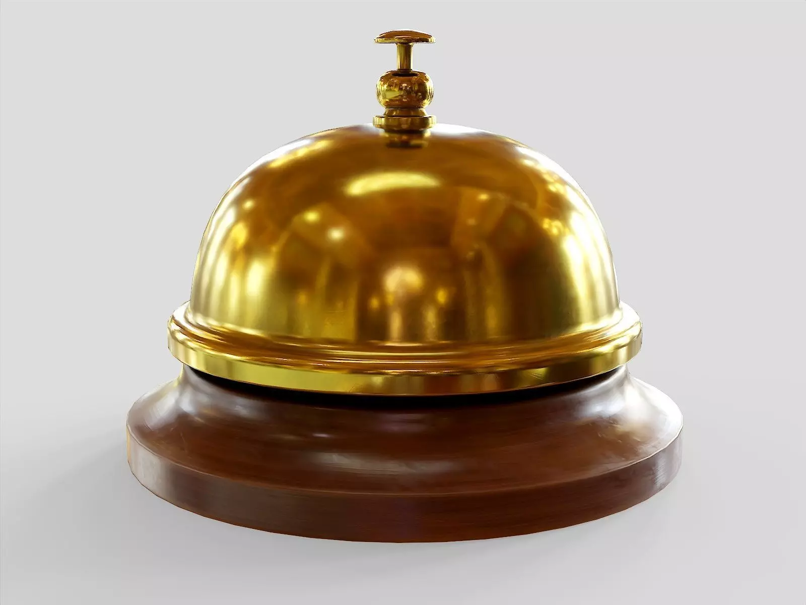 Reception Bell PBR 3D model