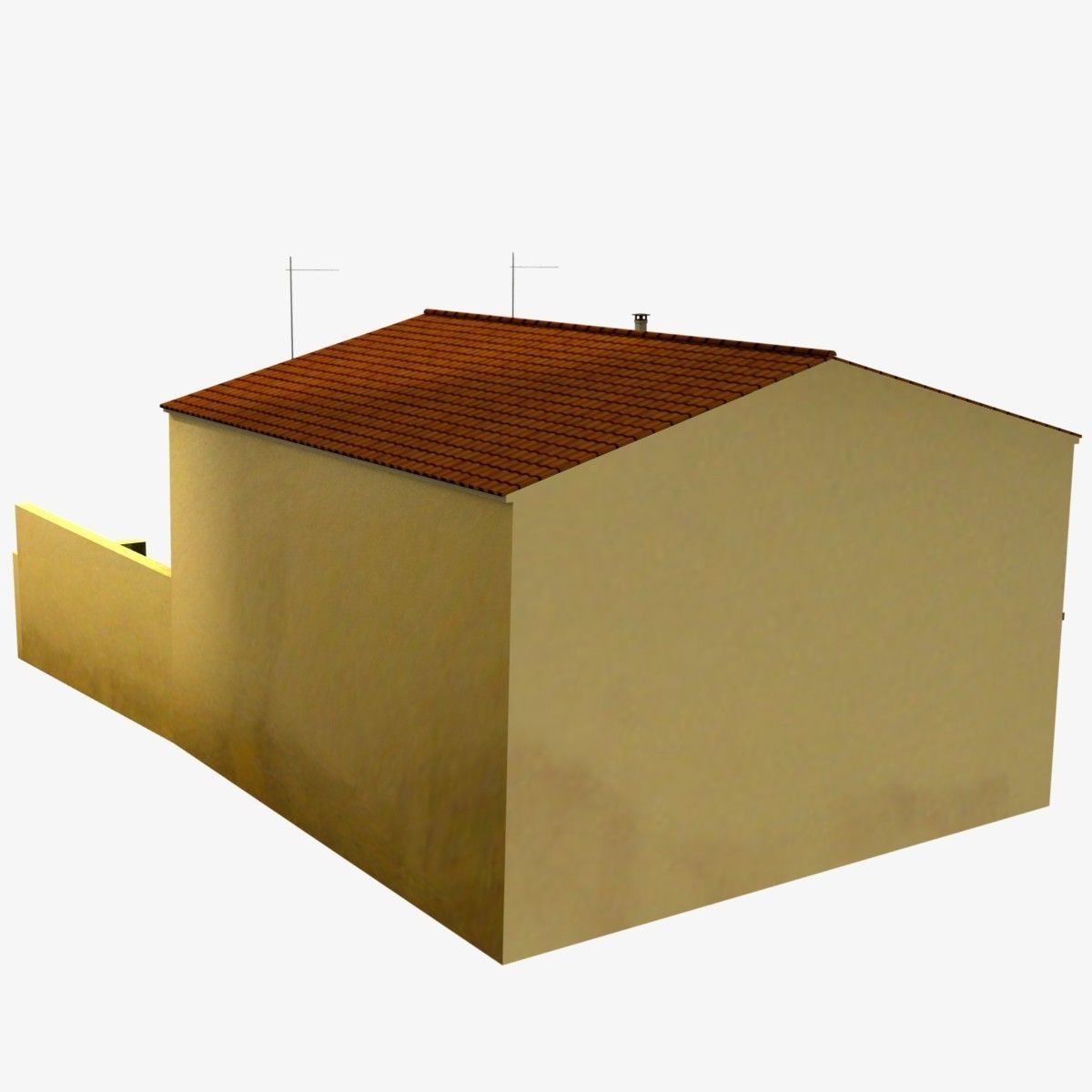 Village Home  N-E Low-poly 3D model_6