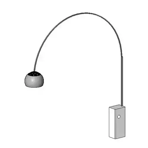 Lampe de bureau - Arc Free 3D model