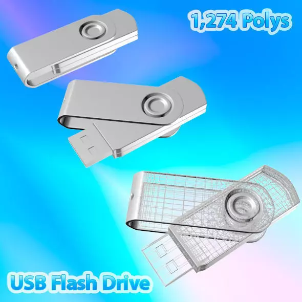 USB Flash Drive 03 3D model_0