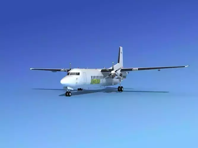Fokker 50 Swe Fly