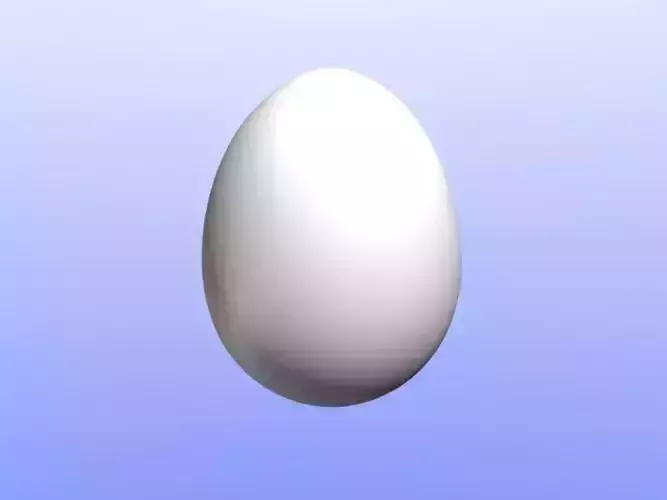Chicken Egg 3D print model