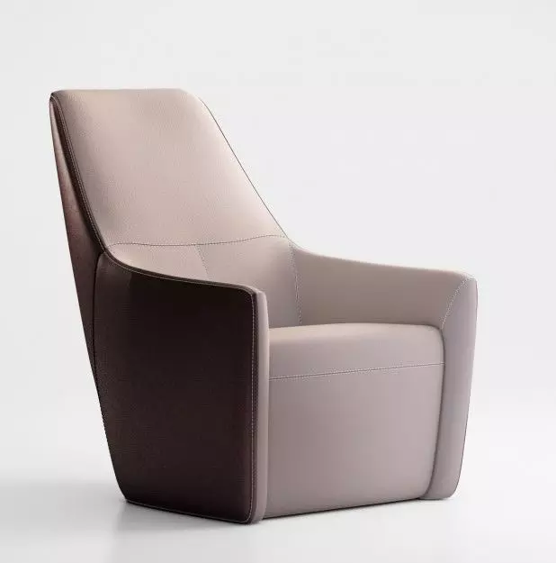 Knoll Foster 520 armchair 3D model_0