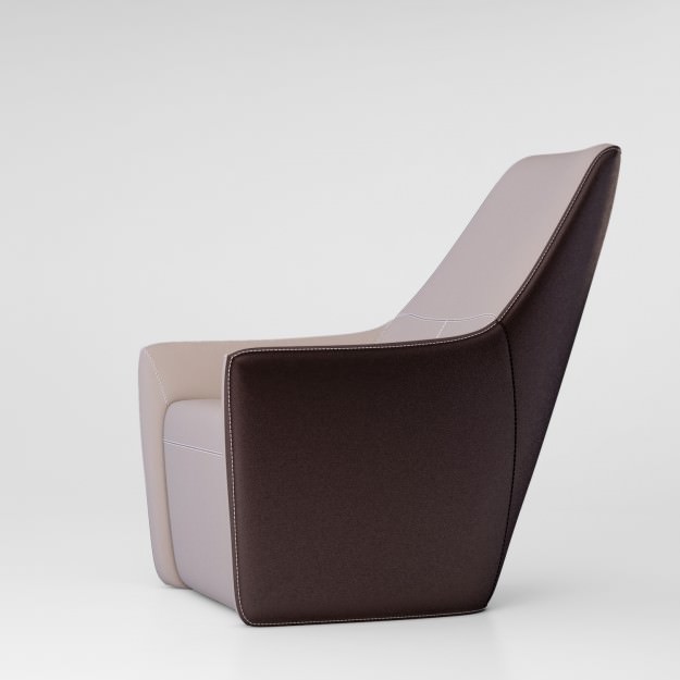Knoll Foster 520 armchair 3D model_2
