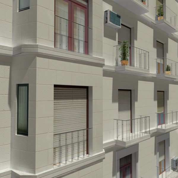 Building apartment - apartment 3D model_5