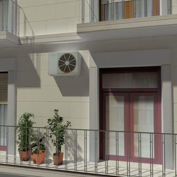 Building apartment - apartment 3D model_8