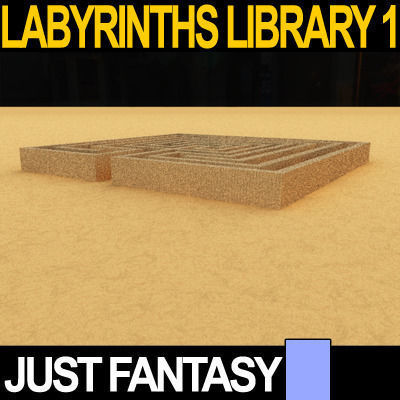 Labyrinths Library Vol 1 3D model_14