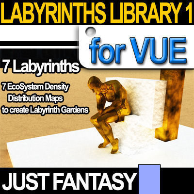 Labyrinths Library Vol 1 3D model_1