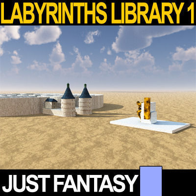 Labyrinths Library Vol 1 3D model_9