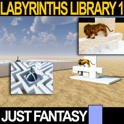 Labyrinths Library Vol 1 3D model_7