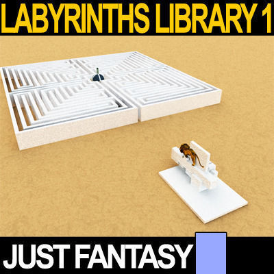 Labyrinths Library Vol 1 3D model_8