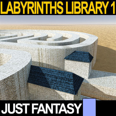 Labyrinths Library Vol 1 3D model_5