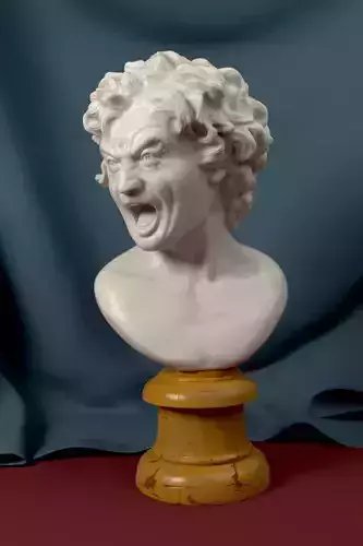 Damned Soul - bust 3D model