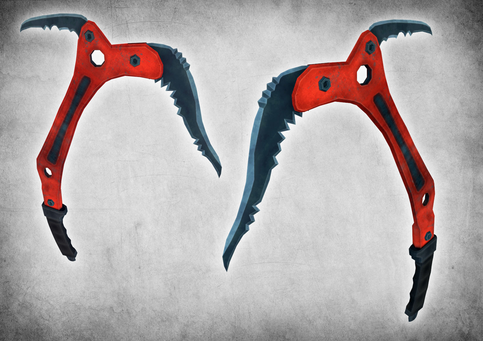 Climbing Axe 3D Model Game ready .max .obj .3ds .dxf .dae .dwg