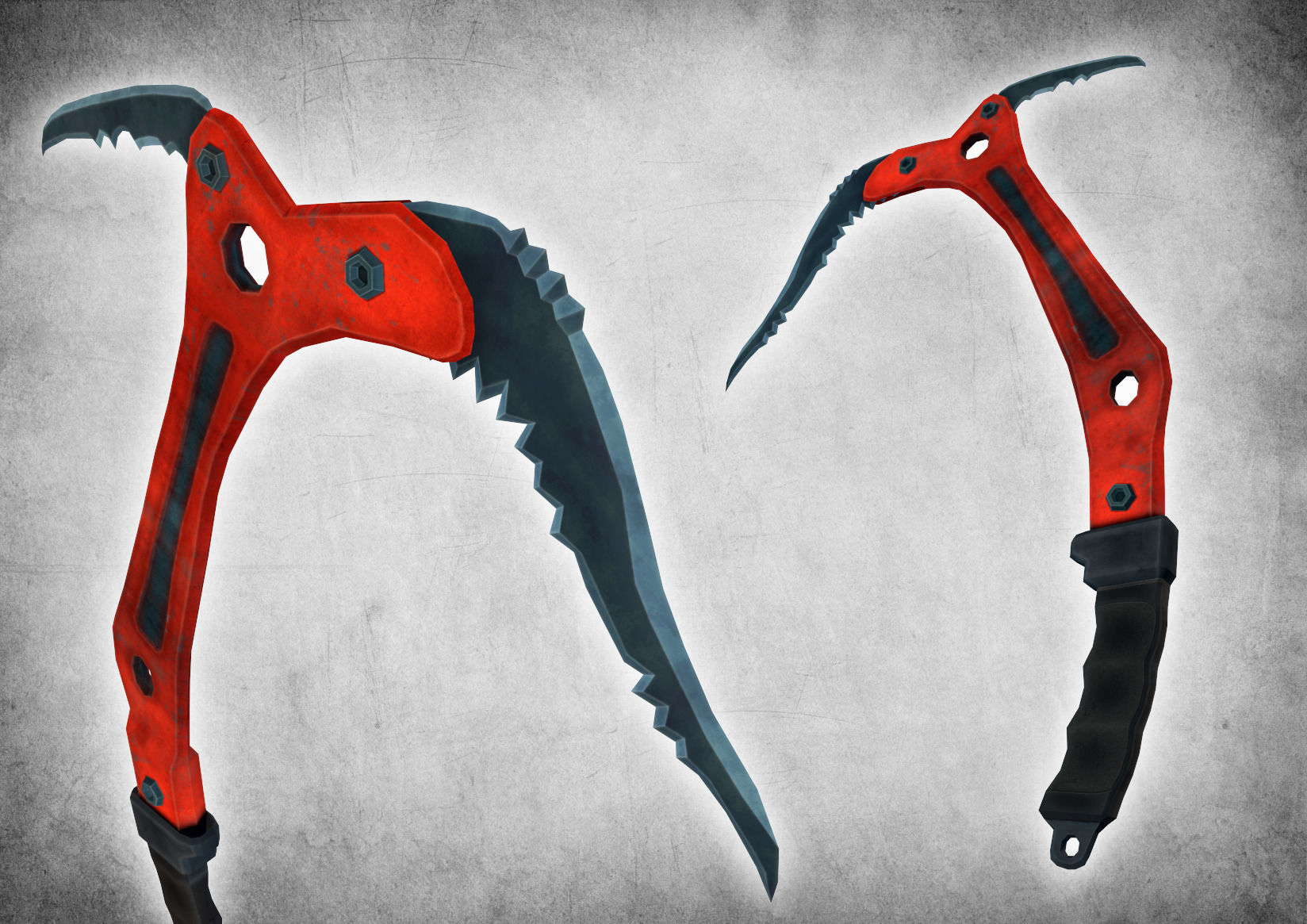 Climbing Axe 3D Model Game ready .max .obj .3ds .dxf .dae .dwg