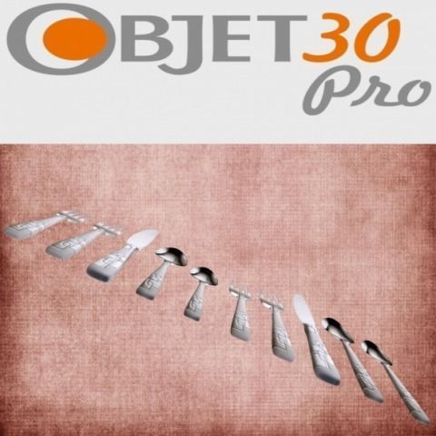 Utensil Set obejet pro forks and spoons Low-poly 3D model_1