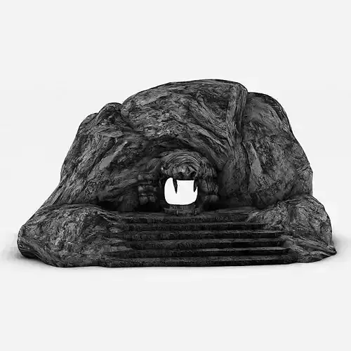 Fantasy Cave Entrance 3D