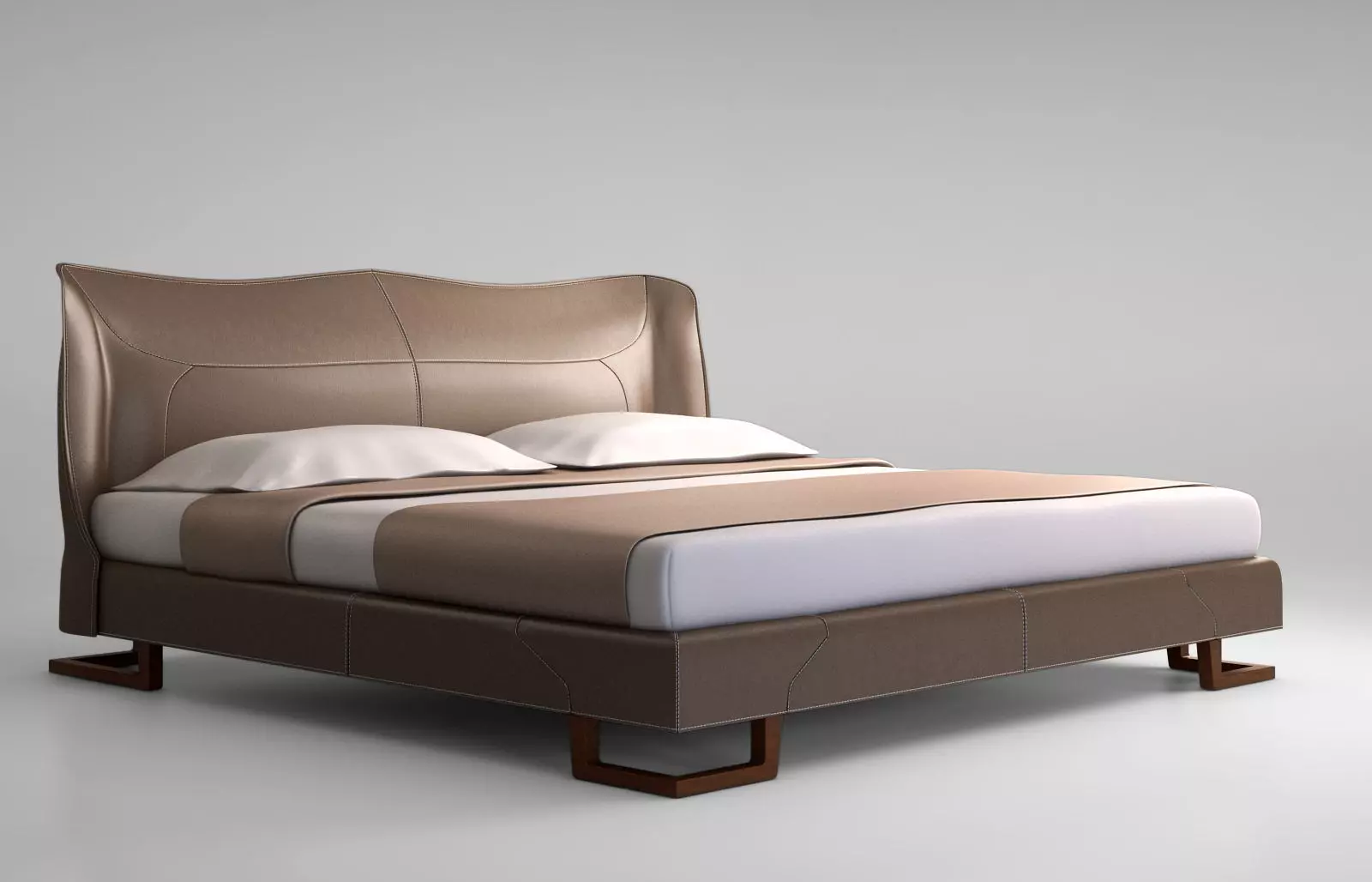 Giorgetti Corium bed 3D model_0