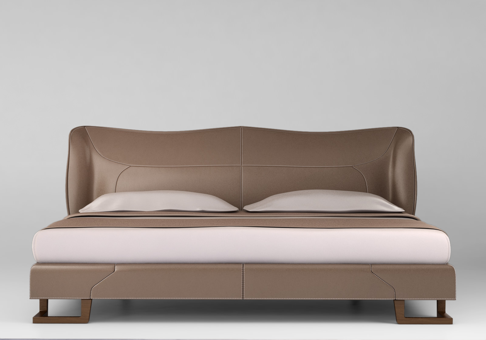 Giorgetti Corium bed 3D model_2