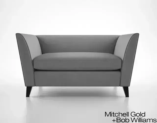 Mitchell Gold and Bob Williams Mona Sofette 3D model