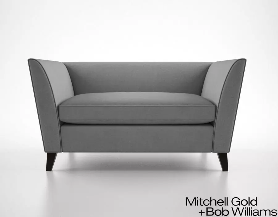 Mitchell Gold and Bob Williams Mona Sofette 3D model_0