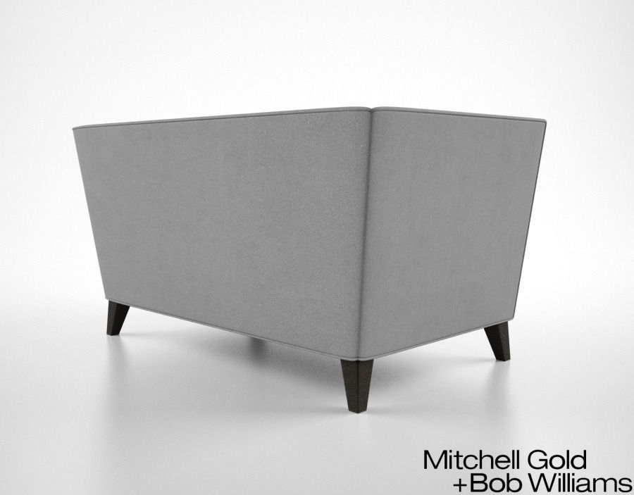 Mitchell Gold and Bob Williams Mona Sofette 3D model_3