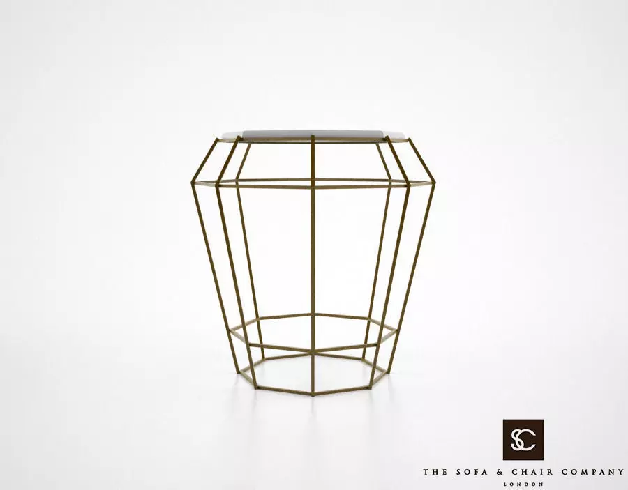 The Sofa and Chair Company Tetra Sidetable 3D model_0