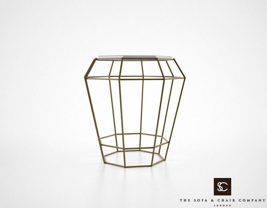 The Sofa and Chair Company Tetra Sidetable 3D model_1