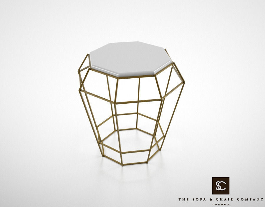 The Sofa and Chair Company Tetra Sidetable 3D model_3