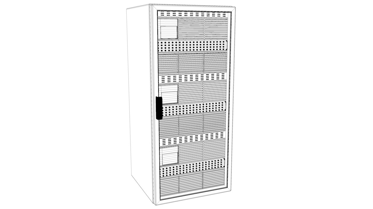 CPU Server Rack Unit 3D Model 3D model_6