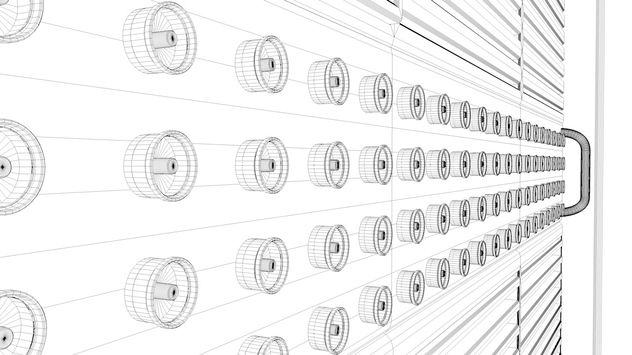 CPU Server Rack Unit 3D Model 3D model_8
