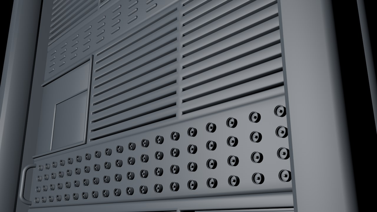 CPU Server Rack Unit 3D Model 3D model_5