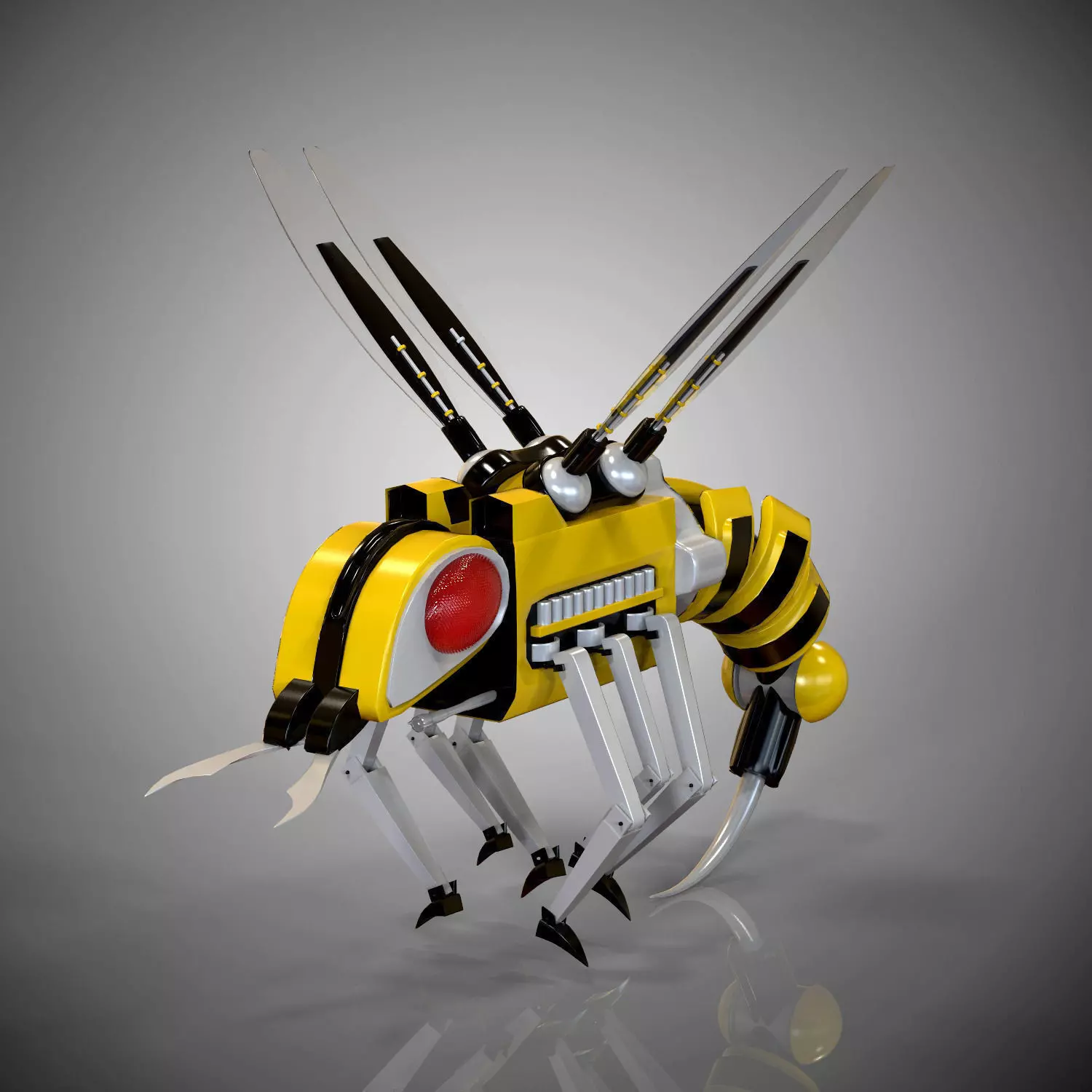 Robo bee 3D model_0