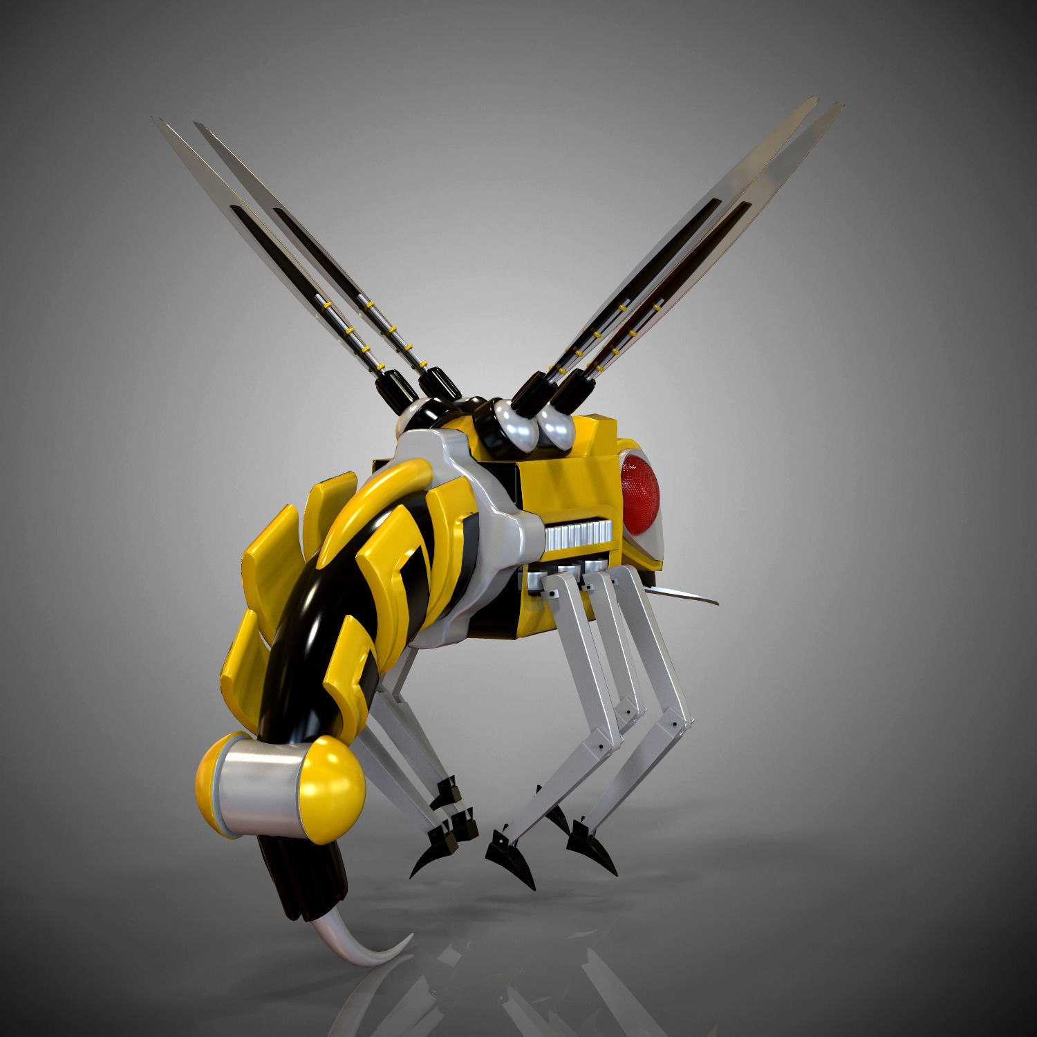 Robo bee 3D model_4