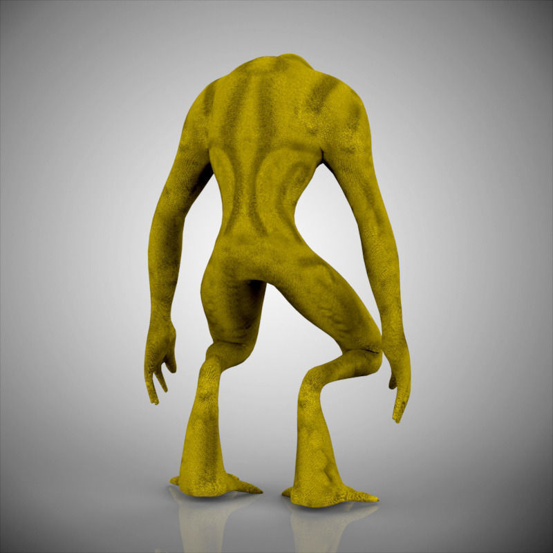 lizard creature 3D model_3